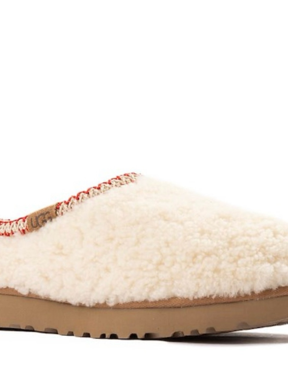 NWT UGG Women’s Tasman Maxi Curly Slipper Natural Sz 7 - Picture 3 of 8